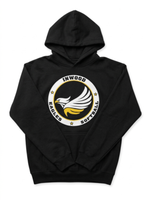 Black Eagles Softball Hooded Sweatshirt