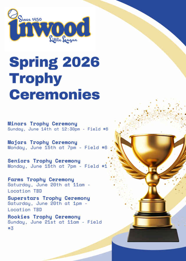 Spring 2026 Trophy ceremonies